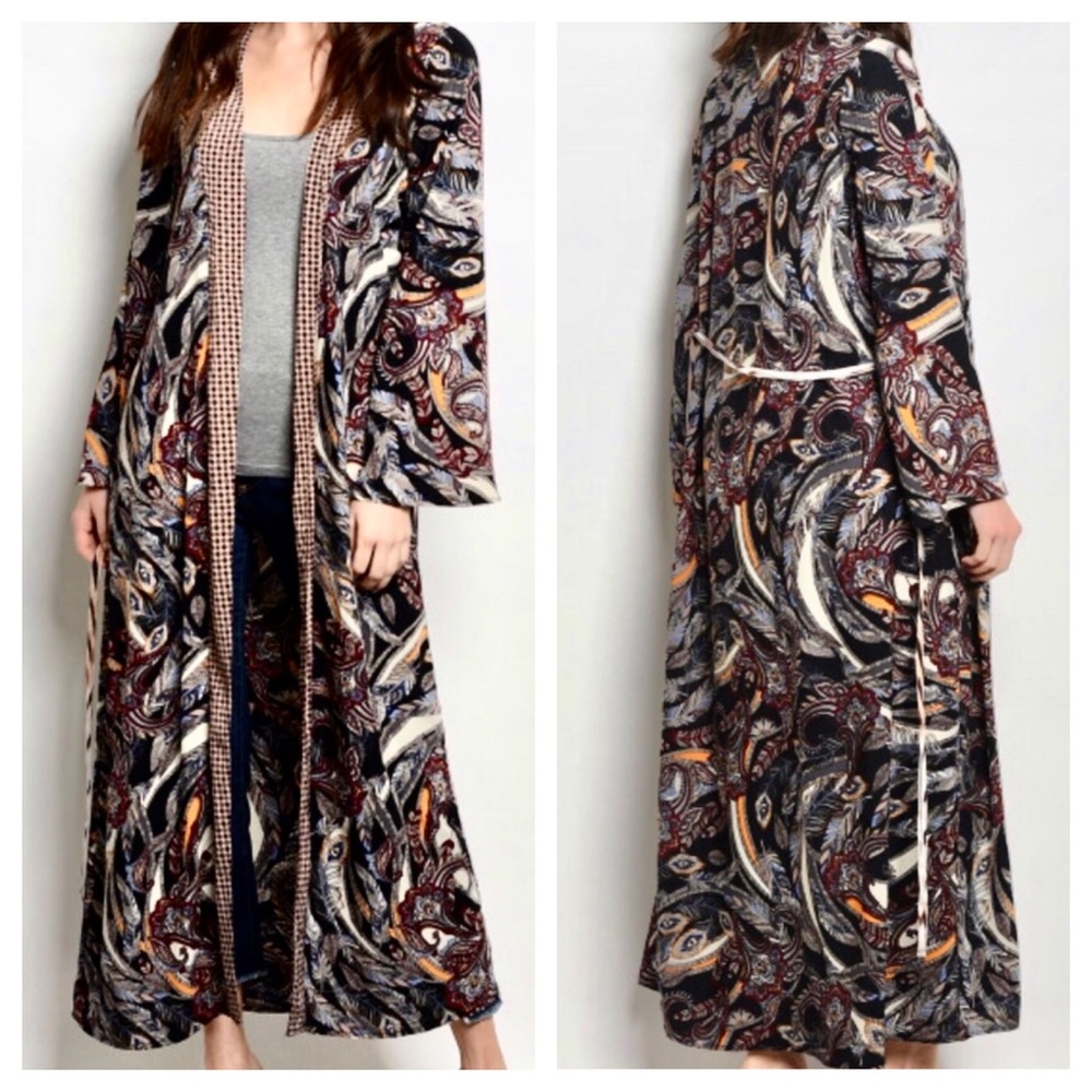 Nordstrom’s Indie Paisley & Peacock Kaftan/Kimono